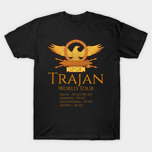 Trajan World Tour T-Shirt by Styr Designs